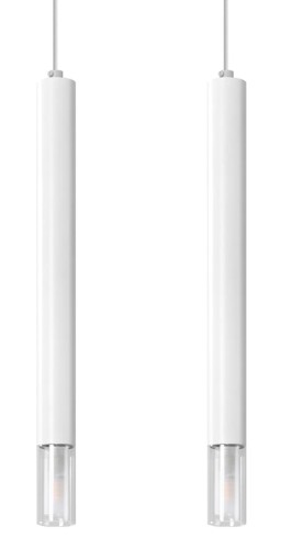  Lampa wisząca WEZYR 2 biała tuba