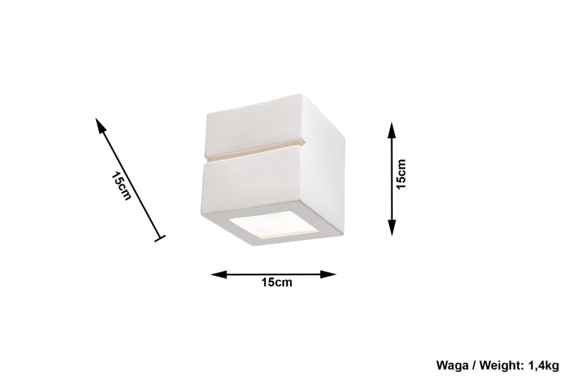 Kinkiet Ceramiczny LEO LINE-3938916