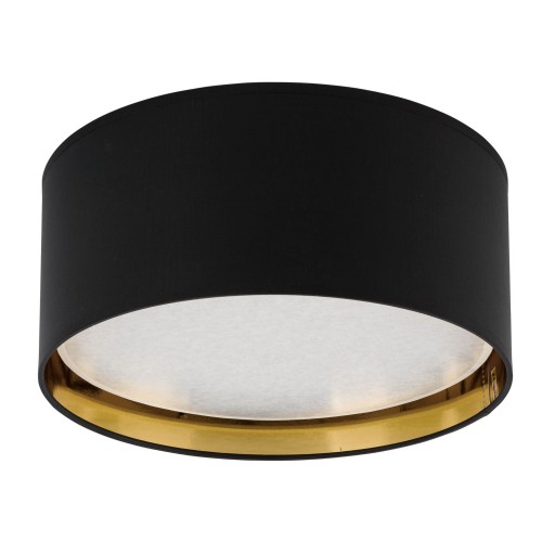 BILBAO BLACK/GOLD LAMPA SUFITOWA 45 cm CZARNA/ZŁOTA