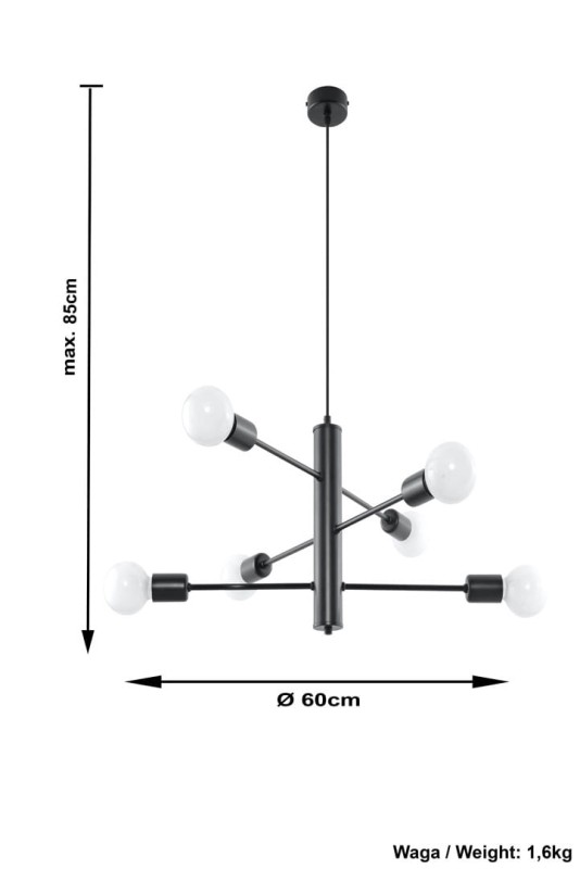 Żyrandol DUOMO 6-3939244