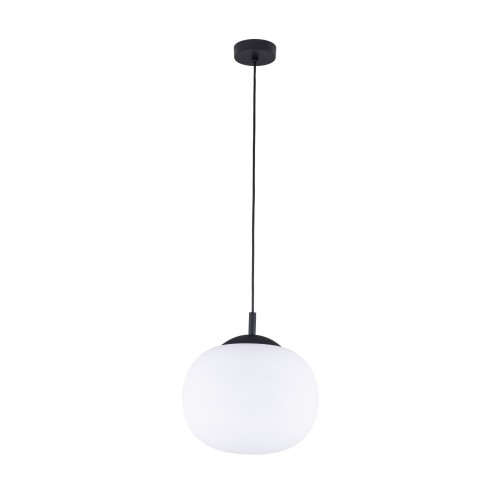 VIBE WHITE LAMPA WISZĄCA 1xE27 KULA BIAŁA 35 cm