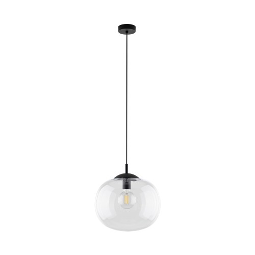 VIBE TRANSPARENT LAMPA WISZĄCA 1xE27 KULA TRANSPARENTNA  35 cm