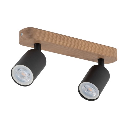 TOP WOOD BLACK LAMPA SUFITOWA 2 PŁ