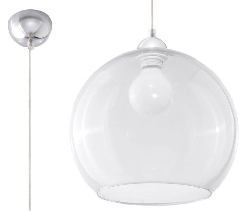  Lampa Wisząca BALL Transparentny