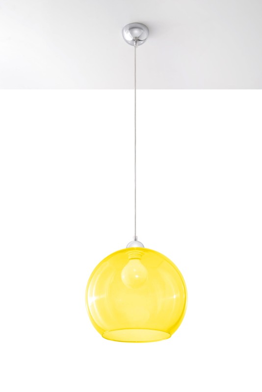 Lampa Wisząca BALL Żółta-3939014