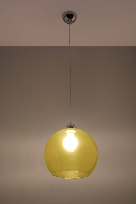 Lampa Wisząca BALL Żółta-3939015