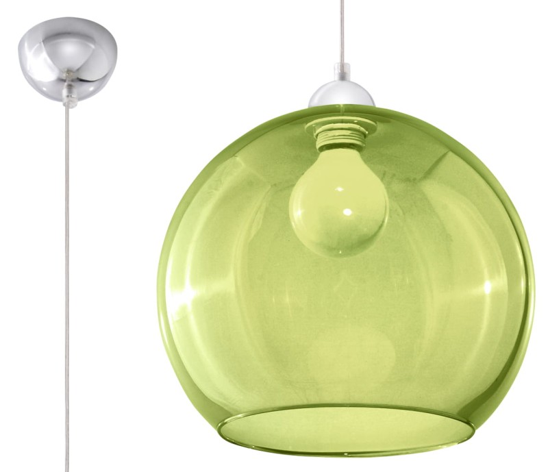 Lampa Wisząca BALL Zielona-3939023