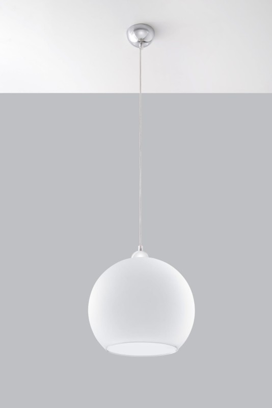 Lampa Wisząca BALL Biała-3939034