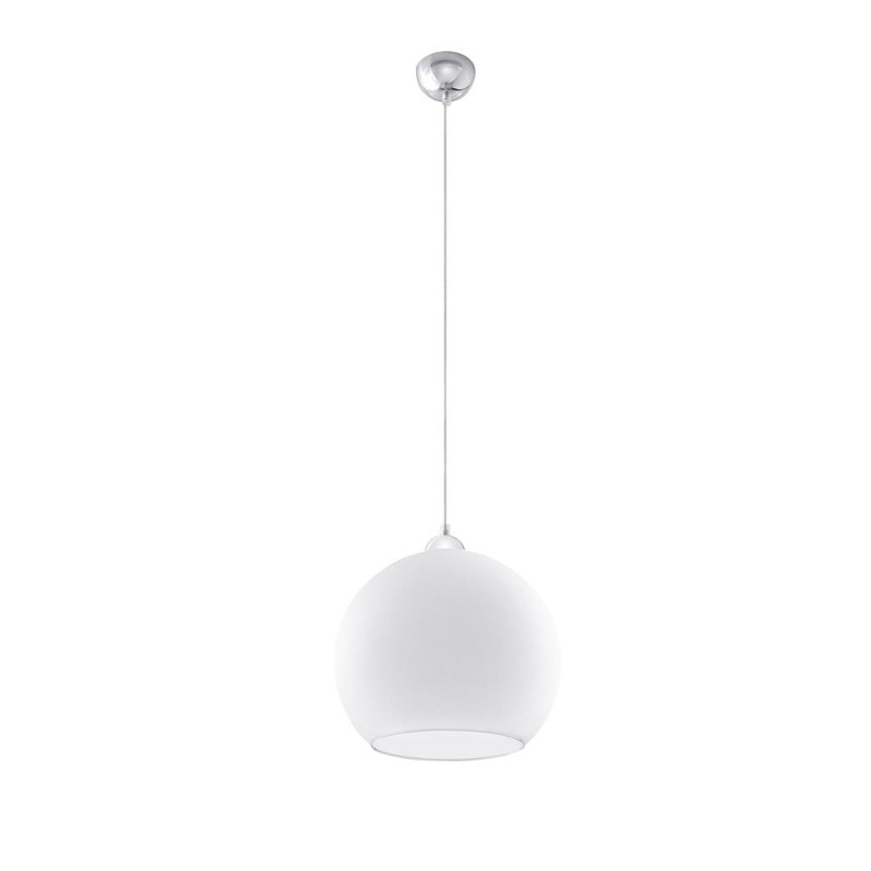 Lampa Wisząca BALL Biała-3939036