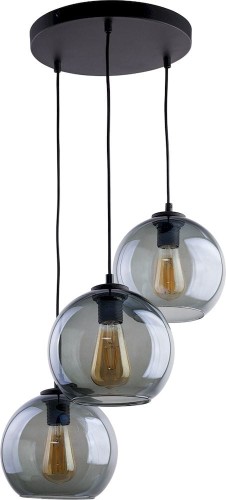 CUBUS GRAPHITE LAMPA WISZĄCA 3 PŁ KOŁO