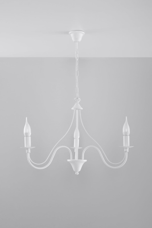 Żyrandol MINERWA 3 Biały-3938828