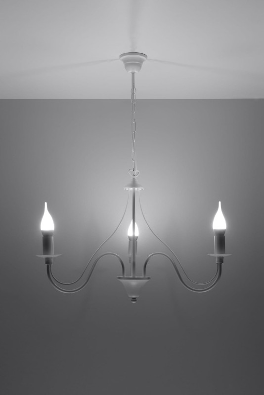 Żyrandol MINERWA 3 Biały-3938829