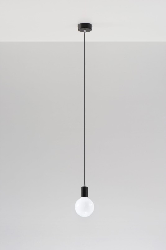 Lampa Wisząca EDISON Czarna-3938511