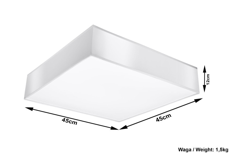 Plafon HORUS 45 Biały-3938485