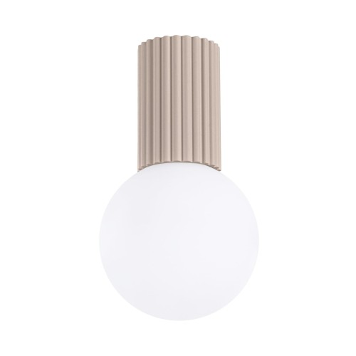 Plafon HALO taupe IP44 – Lampa sufitowa łazienkowa w odcieniu taupe