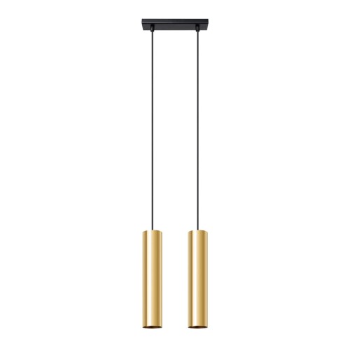 Lampa Wisząca LAGOS 2 złoty połysk
