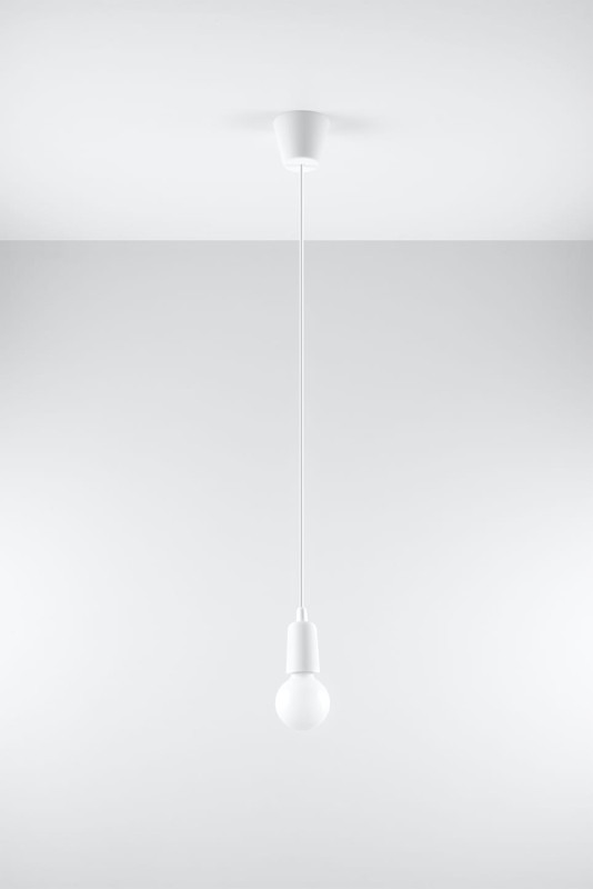 Lampa wisząca DIEGO 1 biała-3940047