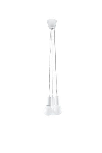  Lampa wisząca DIEGO 3 biała