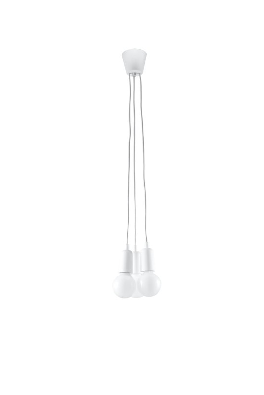 Lampa wisząca DIEGO 3 biała-3940051