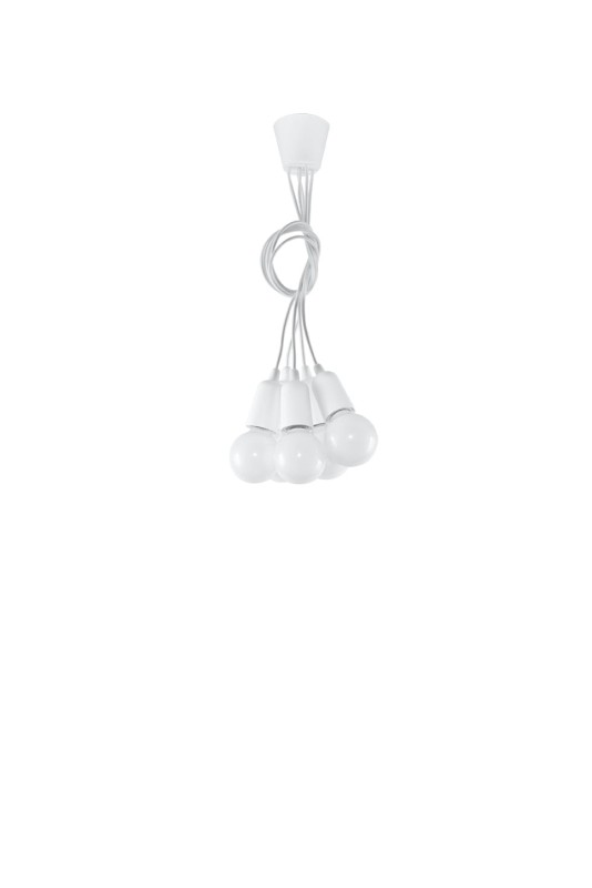 Lampa wisząca DIEGO 5 biała-3940058
