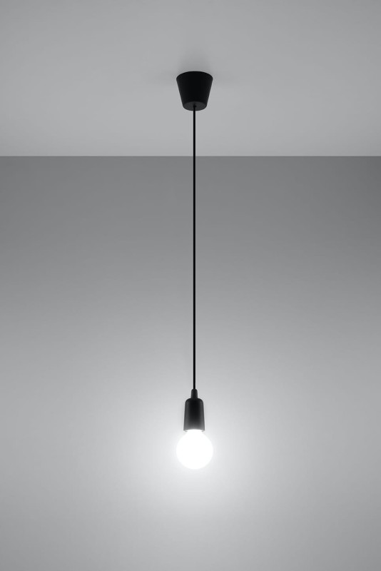Lampa wisząca DIEGO 1 czarna-3940067