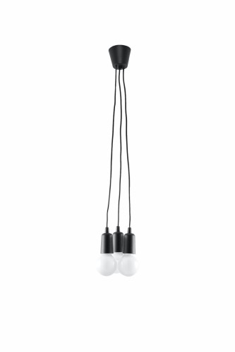  Lampa wisząca DIEGO 3 czarna