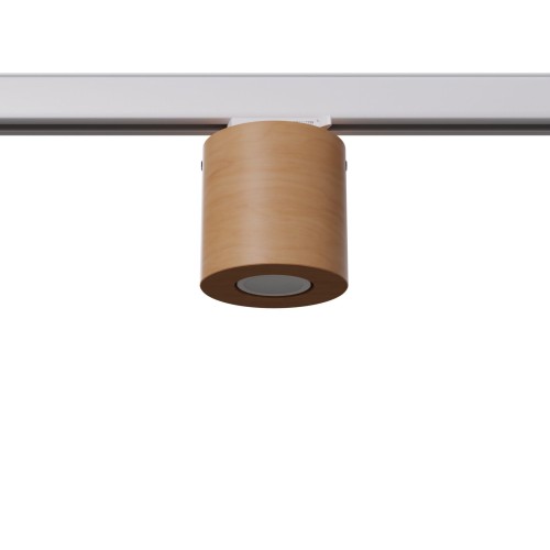 Plafon ORBIS naturalne drewno GU10 4000K 7W 530lm #W