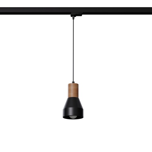 Lampa wisząca QUBIC czarna E27 4000K 7,5W 690lm
