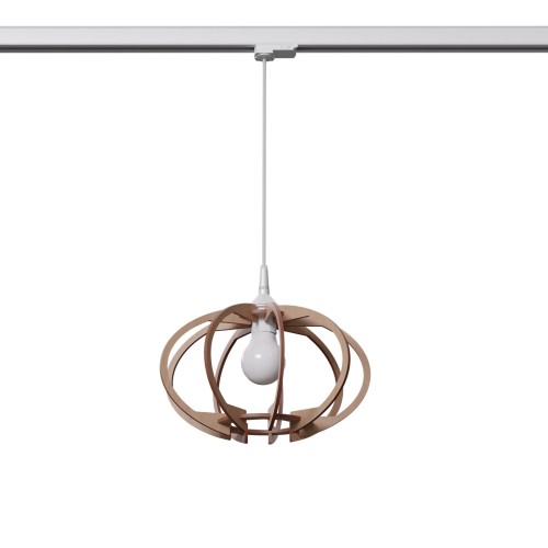Lampa wisząca MANDELINO naturalne drewno E27 4000K 7,5W 690lm #W