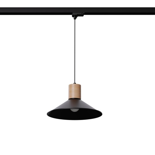 Lampa wisząca JAGA czarna E27 4000K 7,5W 690lm