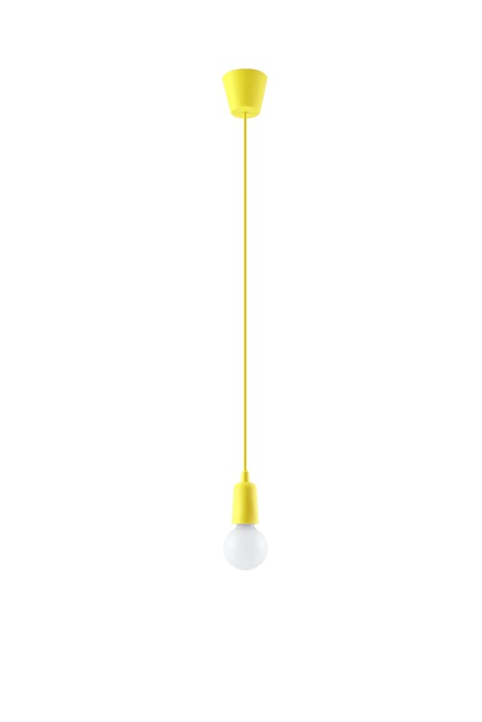 Lampa wisząca DIEGO 1 żółta-3940099