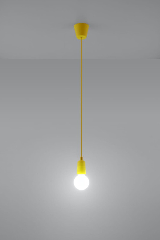Lampa wisząca DIEGO 1 żółta-3940103
