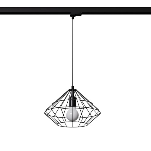 Lampa wisząca UMBERTO czarna E27 3000K 7,5W 620lm