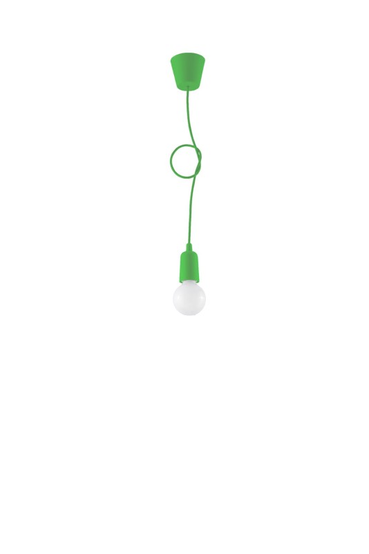 Lampa wisząca DIEGO 1 zielony -3940116