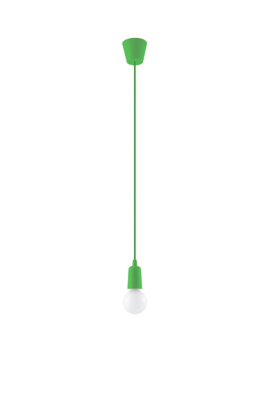 Lampa wisząca DIEGO 1 zielony -3940117