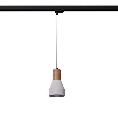 Lampa wisząca QUBIC szara E27 #B