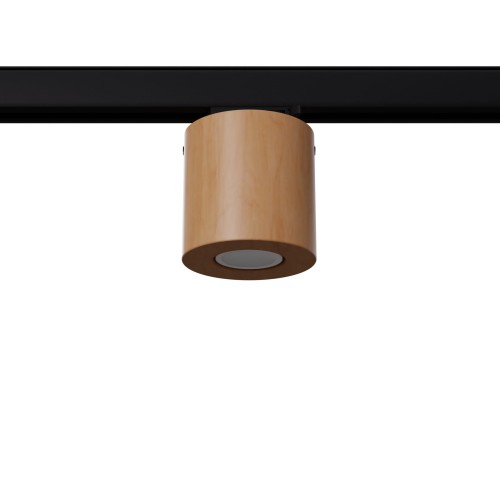 Plafon ORBIS naturalne drewno GU10 3000K 7W 510lm #B