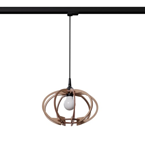 Lampa wisząca MANDELINO naturalne drewno E27 4000K 7,5W 690lm #B