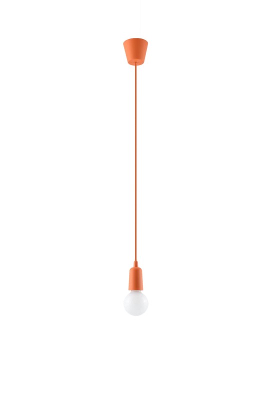 Lampa wisząca DIEGO 1 pomarańczowy -3940135
