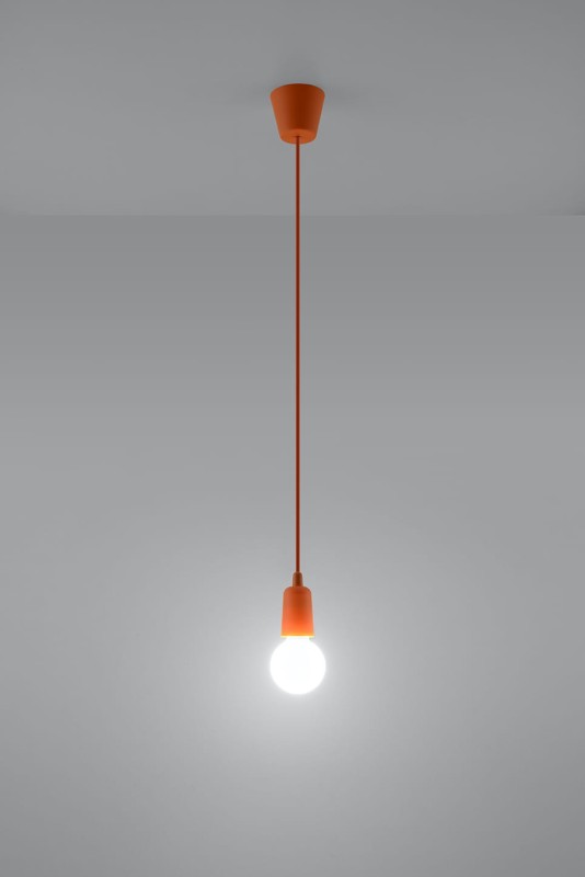 Lampa wisząca DIEGO 1 pomarańczowy -3940139