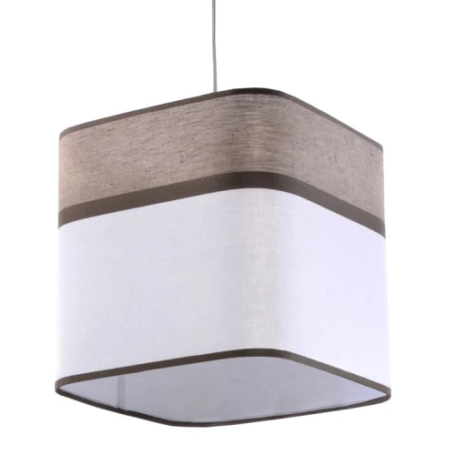 Lampa wisząca LATTE 1x E27 abażur brąz wenge