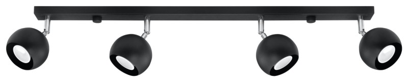 Plafon OCULARE 4L Czarny-3939732