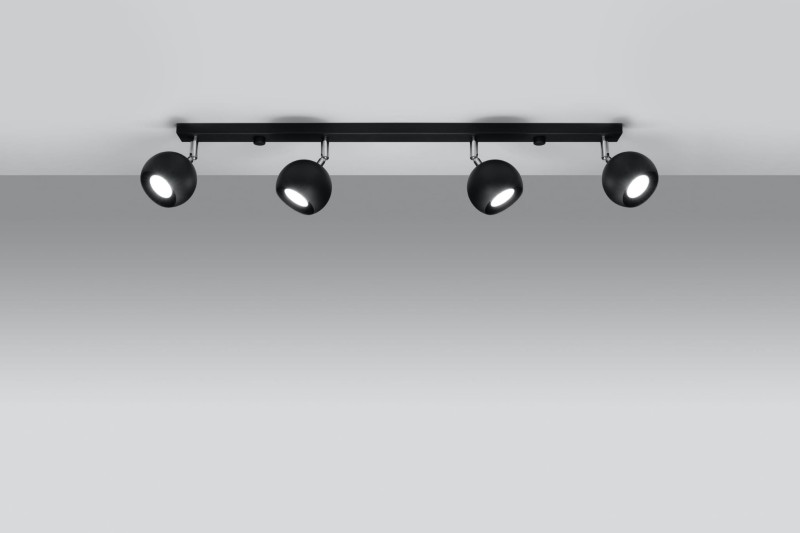 Plafon OCULARE 4L Czarny-3939734