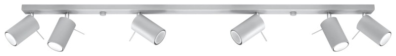 Plafon RING 6L Szary-3939760