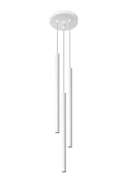 Lampa Wisząca PASTELO 3P Biała-3939812