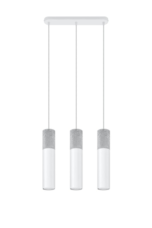 Lampa wisząca BORGIO 3 biały-4716644