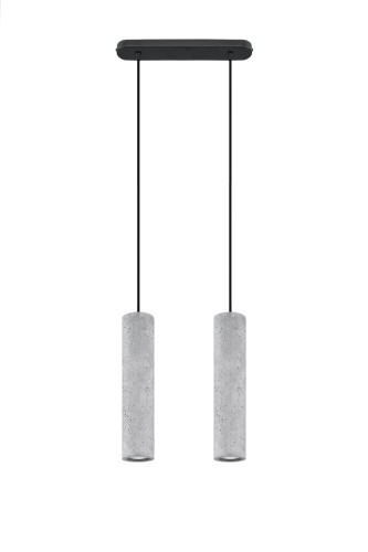 Zwis Luvo 2 betonowa lampa wisząca loft industrial 