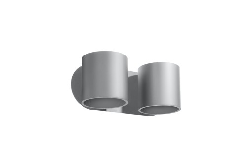  Kinkiet ORBIS 2 szary plafon tube walec G9