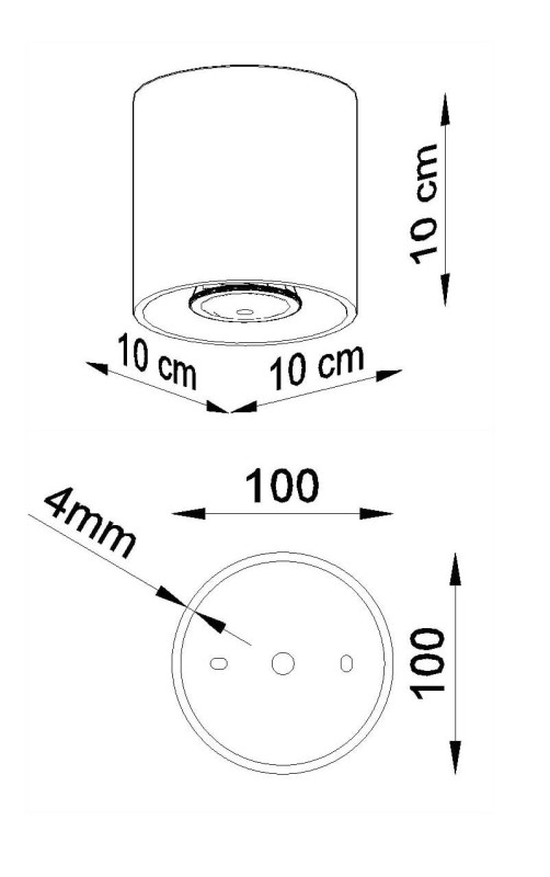 Plafon ORBIS 1 Antracyt-4978566