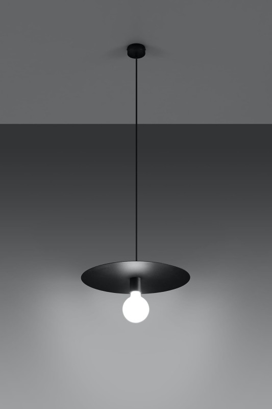 Lampa wisząca FLAVIO czarna-5319125